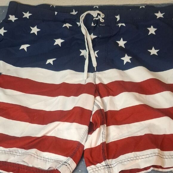 Bioworld Stars and Stripes Swim Shorts size 3XB - Picture 1 of 5